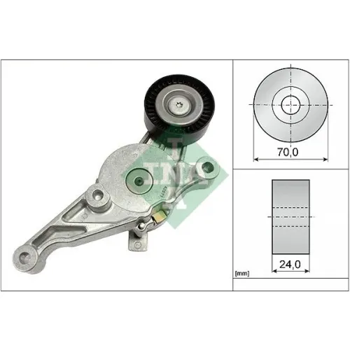 Feszítőkar, Hosszbordás Szíj - Schaeffler INA (534015110)