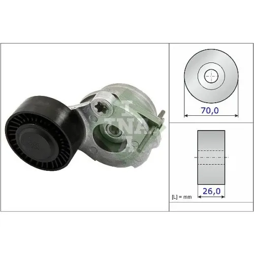 Feszítőkar, Hosszbordás Szíj - Schaeffler INA (534047010)