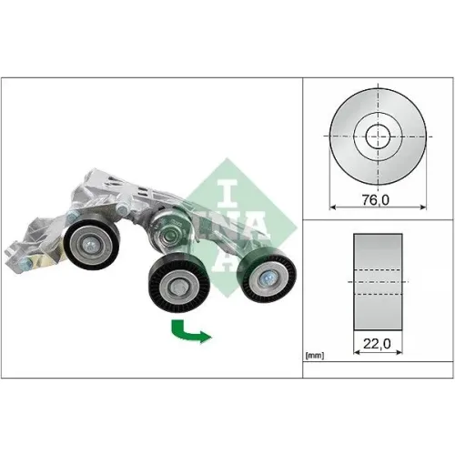 Feszítőkar, Hosszbordás Szíj - Schaeffler INA (534033810)