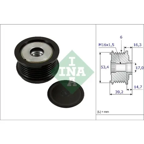 Generátor Szabadonfutó - Schaeffler INA (535023610)