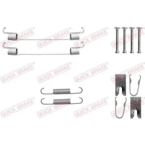 Fékpofa Rúgó Renault Clio/Modus 04- - QUICK BRAKE (QB105-0042)