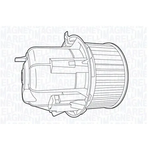 Utastér Ventillátor - MAGNETI MARELLI (MTE704AX)