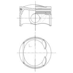 Dugattyú - MAHLE (028PI00128000)