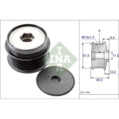 Generátor Szabadonfutó - Schaeffler INA (535017410)