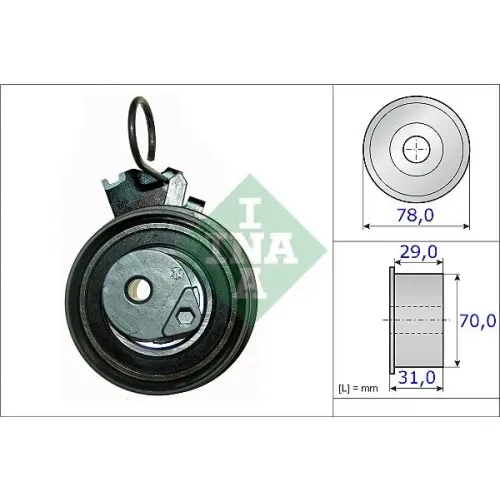 Feszítő, Fogasszíj - Schaeffler INA (531053210)