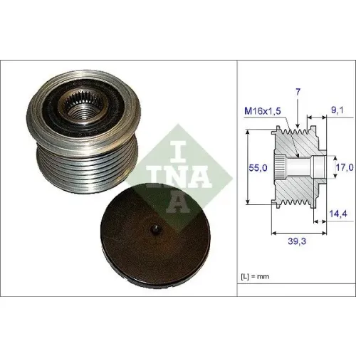 Generátor Szabadonfutó - Schaeffler INA (535014210)