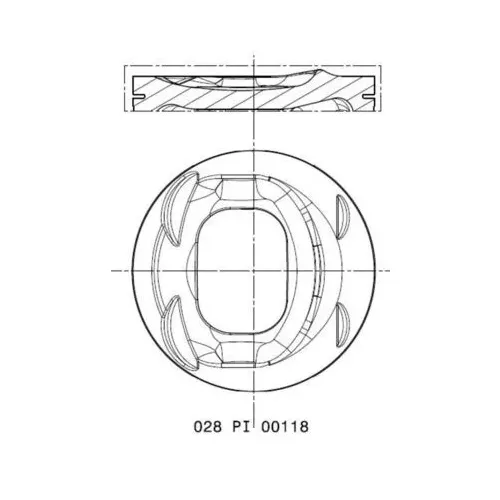 Dugattyú - MAHLE (028PI00118002)