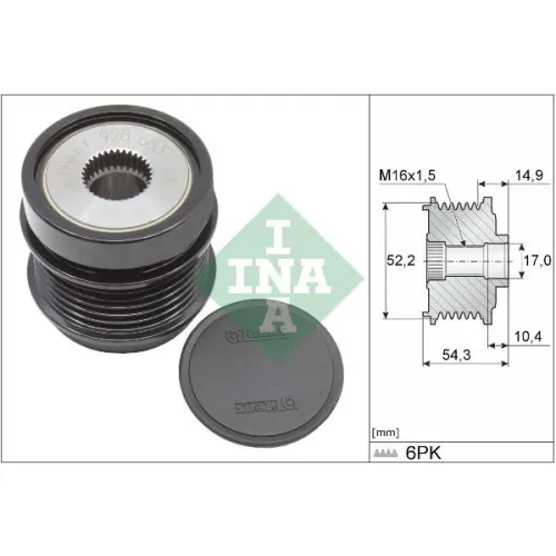 Generátor Szabadonfutó - Schaeffler INA (535034210)