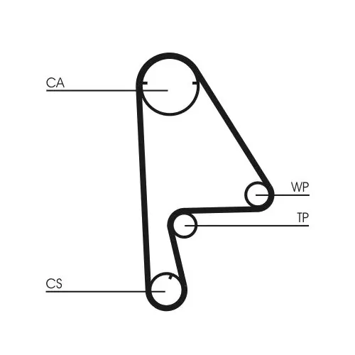 Vízpumpa + Fogasszíj Készlet - CONTINENTAL CTAM (CT862WP1)