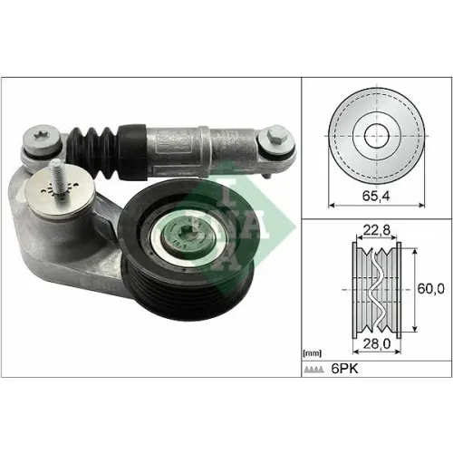 Feszítőkar, Hosszbordás Szíj - Schaeffler INA (534059510)