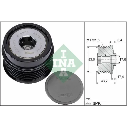 Generátor Szabadonfutó - Schaeffler INA (535028110)