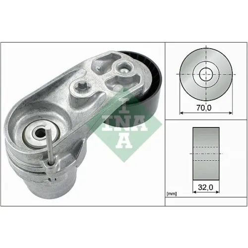 Feszítőkar, Hosszbordás Szíj - Schaeffler INA (534043310)