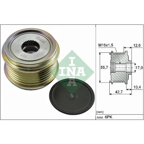 Generátor Szabadonfutó - Schaeffler INA (535027610)