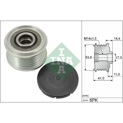 Generátor Szabadonfutó - Schaeffler INA (535030410)