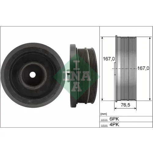 Szíjtárcsa, Főtengely - Schaeffler INA (544008210)