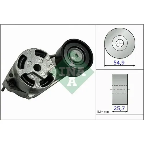 Feszítőkar, Hosszbordás Szíj - Schaeffler INA (534051610)