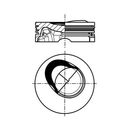 Dugattyú - MAHLE (028PI00130000)