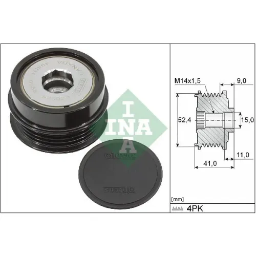 Generátor Szabadonfutó - Schaeffler INA (535033910)