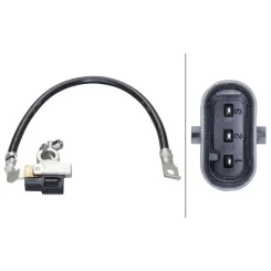 Érzékelő, Akkumulátor Management - HELLA (6PK010562-931)