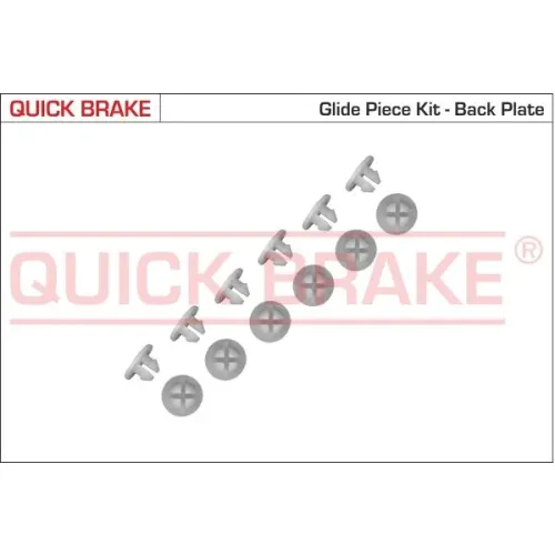 Tartozékkészlet, Fékpofa - QUICK BRAKE (QB6859K)
