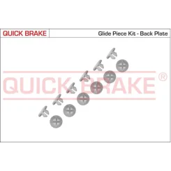 Tartozékkészlet, Fékpofa - QUICK BRAKE (QB6859K)