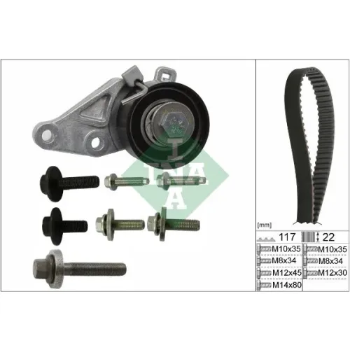 Fogasszíj Készlet - Schaeffler INA (530014010)