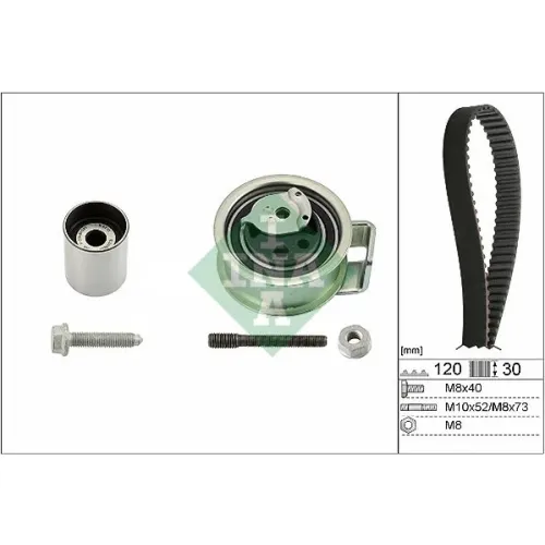 Fogasszíj Készlet - Schaeffler INA (530017610)