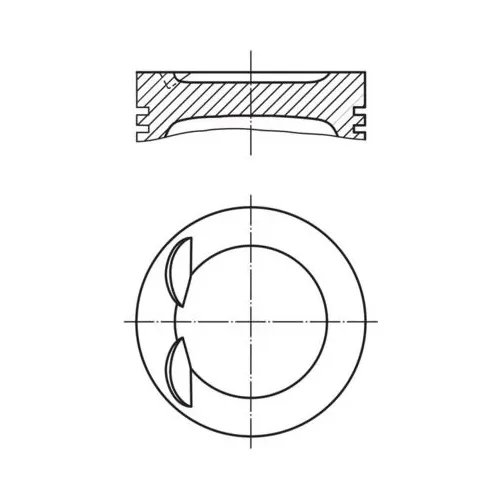 Dugattyú - MAHLE (028PI00119000)