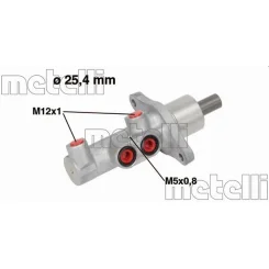 Főfékhenger Ford C-Max/Focus 1,4-2,5 07-12 - METELLI (05-0718MET)