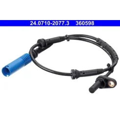 Érzékelő, Kerékfordulatszám Bmw P. 5 E60 3,0 07- - ATE (24.0710-2077.3)