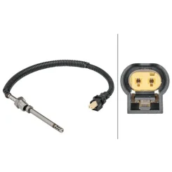 Érzékelő, Kipufogógáz-Hőmérséklet Db Ml 3,0 05- - HELLA (6PT358181-551)