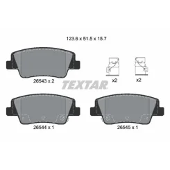 Fékbetétkészlet, Tárcsafék Kia T. Ev6 21- - TEXTAR (2654301)