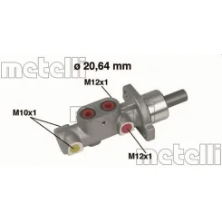 Főfékhenger Peugeot 206/306 Nélkül Abs Ate - METELLI (05-0296MET)