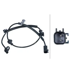 Érzékelő, Kerékfordulatszám Ford Mustang Vi Coupe 19- - HELLA (6PU358417-551)