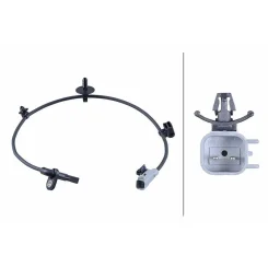 Érzékelő, Kerékfordulatszám Opel T. Mokka A, X 1,4-1,7 12- Bal - HELLA (6PU358252-911)
