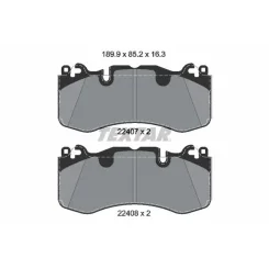 Fékbetétkészlet, Tárcsafék Aston Martin P. Db11/Vantage 4,0-5,2 16- - TEXTAR (2240701)