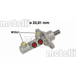 Főfékhenger Renault Clio/Modus 1,2-2,0 16V 05- Abs Nélkül Esp - METELLI (05-0705MET)