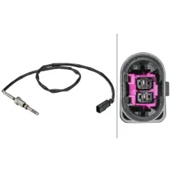Érzékelő, Kipufogógáz-Hőmérséklet Vw Amarok 2,0 Bitdi 10- - HELLA (6PT358181-561)