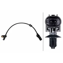 Érzékelő, Kerékfordulatszám Audi P./T. A8 D3 6,0 W12 03- Bal/Jobb - HELLA (6PU358216-491)
