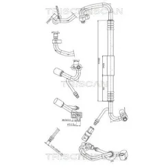 Cső Klíma Vw, Audi, Seat, Skoda - TRISCAN (901029037)