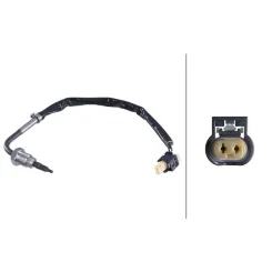 Érzékelő, Kipufogógáz-Hőmérséklet Db C Klasa W205 2,1 14- - HELLA (6PT358284-211)