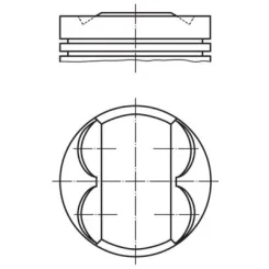 Dugattyú Bmw 2.0 05- Std - MAHLE (081PI00107000)