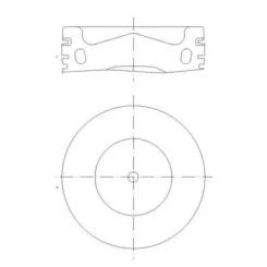 Dugattyú Vw 2.0Tdi 15- 0.25Mm - MAHLE (028PI00158001)
