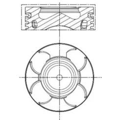 Dugattyú Opel 1.3Cdti 0.40Mm - MAHLE (011PI00100001)
