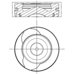 Dugattyú Renault 1.5Dci 12- 0.50Mm - MAHLE (021PI00128002)