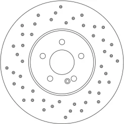 Féktárcsa Db P. C238/C257/W205/W213 1,5-3,0 4-Matic 14- - TRW (DF6256S)