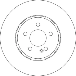 Féktárcsa Db T. C238/C257/X253/C253/W213 2,0-3,0 4-Matic 15- - TRW (DF6286S)