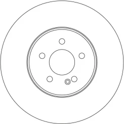 Féktárcsa Db P. C254/X254/W206/W214/S214 1,5-3,0 21- - TRW (DF6841S)