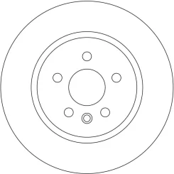 Féktárcsa Land Rover T. Discovery Sport/Range Rover Evoque 1,5-2,0/2,0-2,2 D 20- - TRW (DF6681)