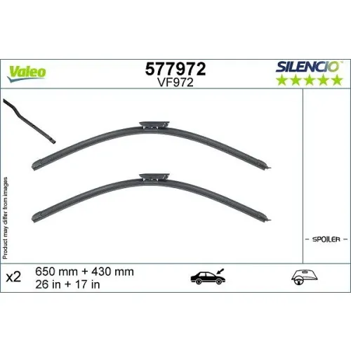 Törlőlapát - VALEO (VAL577972)